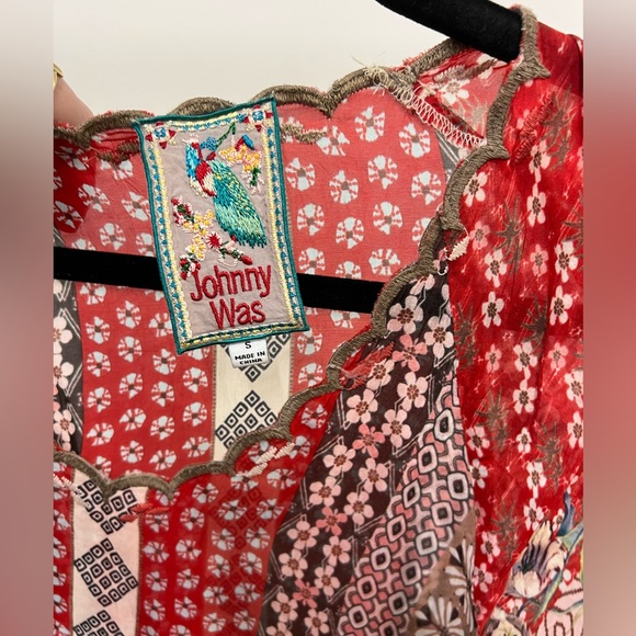 Johnny Was colorful shirt tunic | size small - Picture 3 of 5